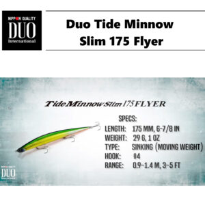 Duo Tide Minnoe Slim 175 Flyer 2 Pesca Barrento
