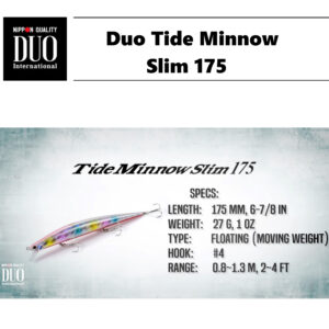 Duo Tide Minnow Slim 175 2 Pesca Barrento