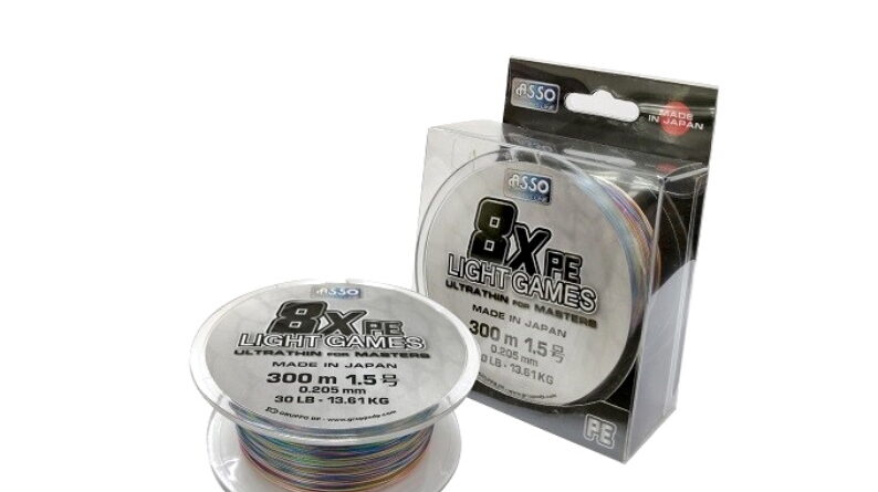 Linha Asso Pe Light Games New Pesca Barrento