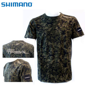 T Shirt Shimano Tribal Pesca Barrento