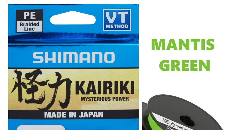 Shimano Kairiki 8 Linhas Mantis Greenpesca Barrento