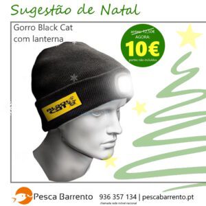 Gorro Black Cat Natal Pescabarrento N25