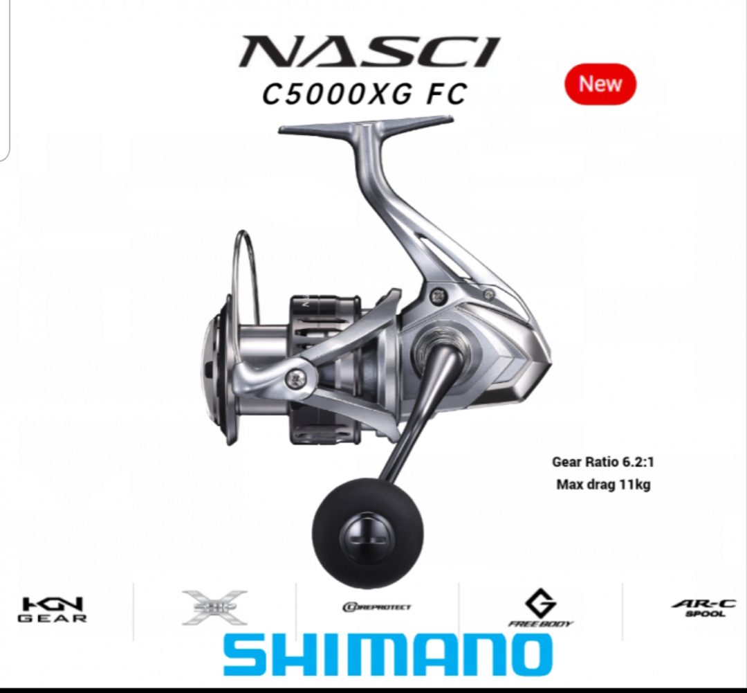 Carrete Shimano Nasci FB HG XG New 2017 X-Store