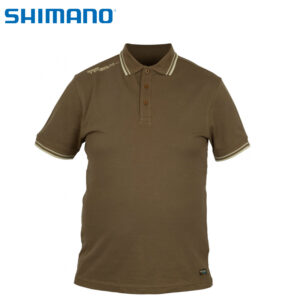Polo Shimano Tribal Pesca Barrento