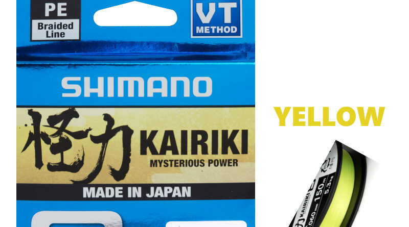 Shimano Kairiki 8 Linhas Yellow Pesca Barrento