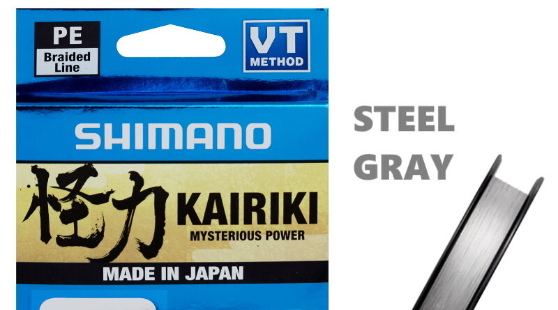 Shimano Kairiki 8 Linhas Steel Gray Pesca Barrento