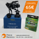 Conjunto Trx40 + 135mt Powerpro 0.19mm Amarelo Pesca Barrento