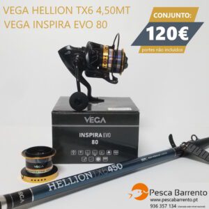 Conjunto Hellion Tx6 Inspira Evo 80 2024 Pesca Barrento