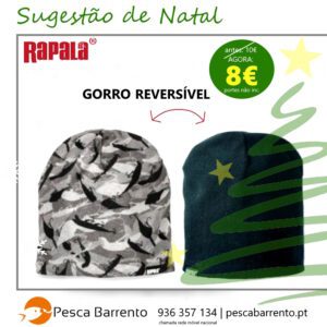 Gorro Reversível Camuflado Rapala Pescabarrento N25