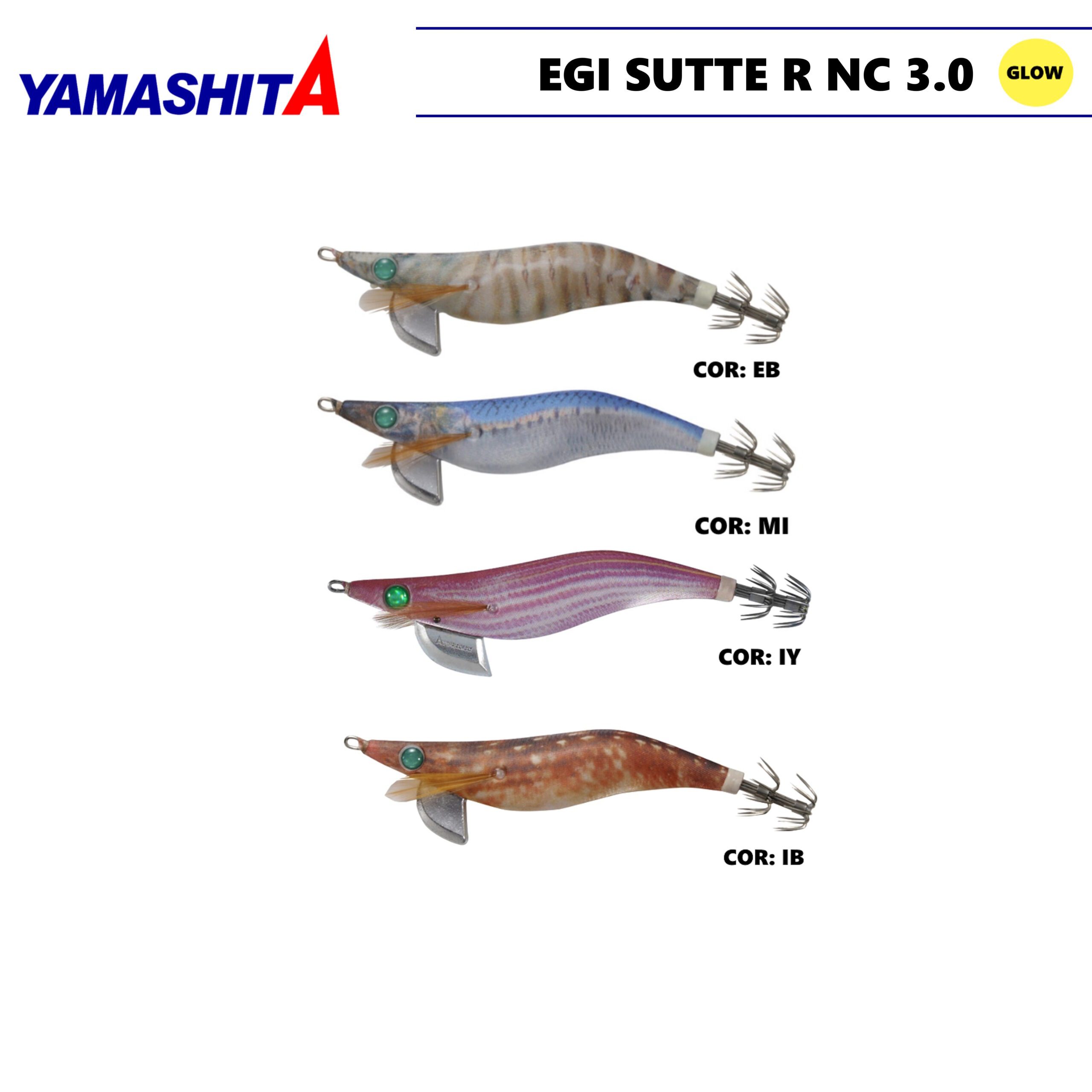 Leurres De Pêche YAMASHITA EGI SUTTE-R NC Series 3.0 - 15g - 11.5cm - Phosphorescent - Pêche Au Calmar