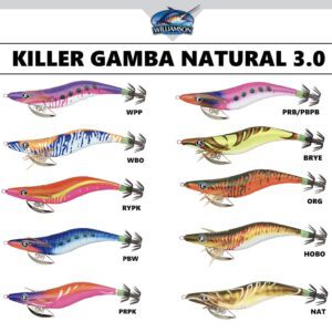 Killer Gamba Natural 3.0 Group New 2026 Pesca Barrento