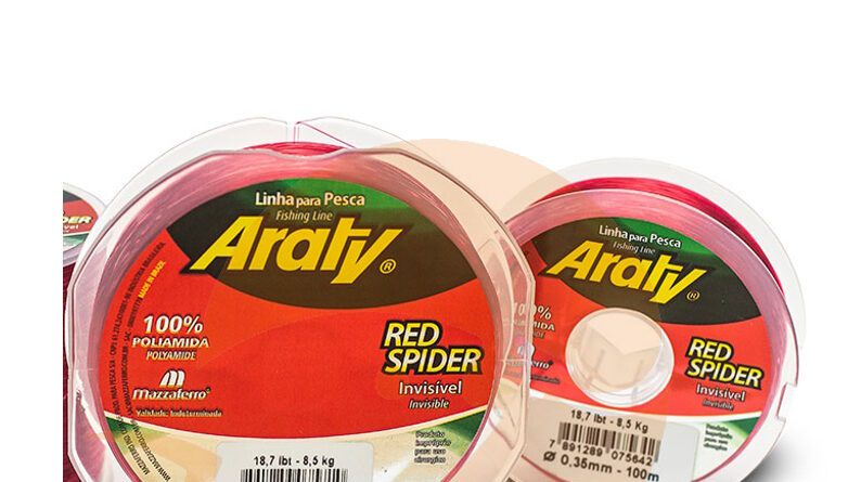 300mt Araty Red Spider Pesca Barrento