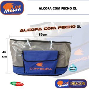 Alcofa Cormoura Xl Com Fecho Pesca Barrento