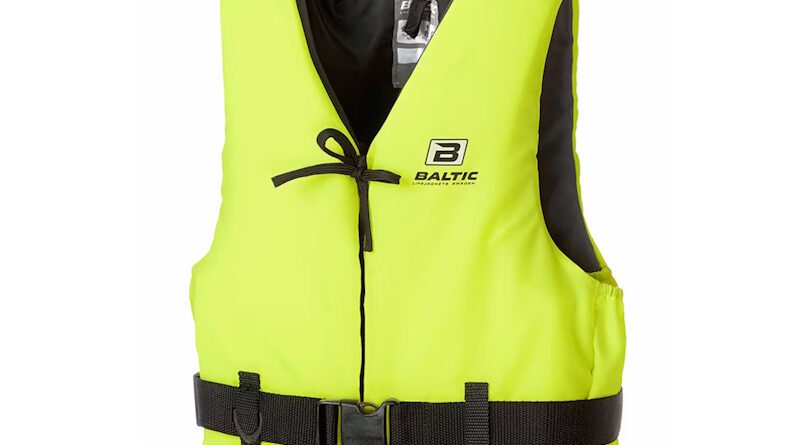 Colete Baltic 50n Amarelo Pesca Barrento