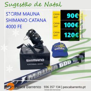Storm Mauna Shimano Catana Pesca Barrento N2025