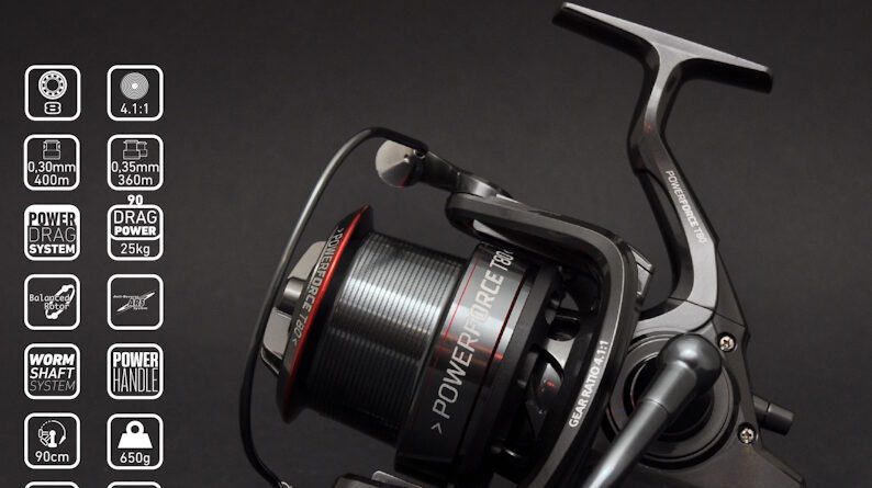 Carreto Vega Power Force T80 Aa Pesca Barrento