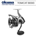 Carreto Okuma Tomcat 8000 Pesca Barrento