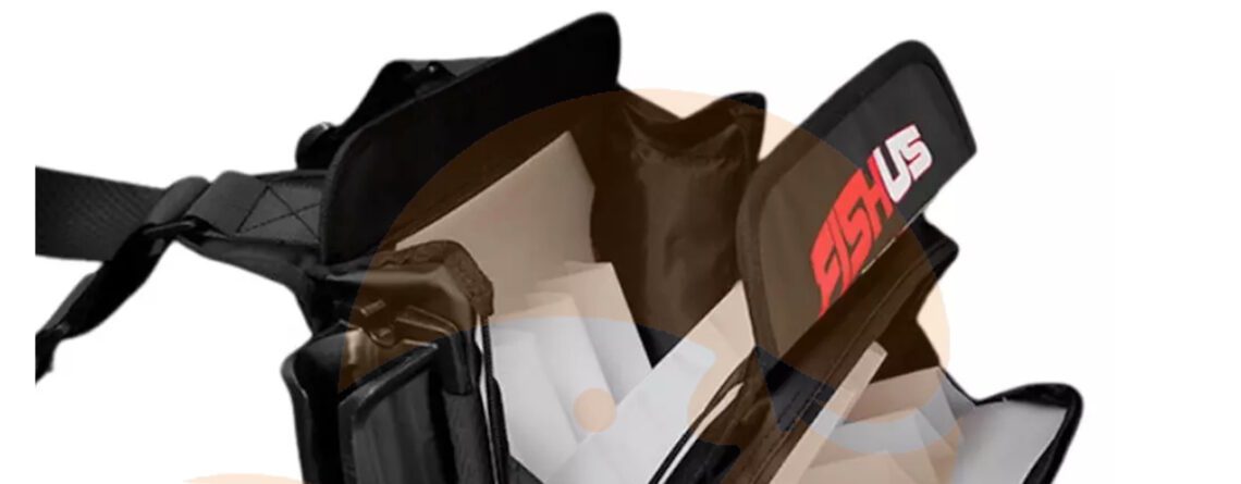 Saco Fishus Eging E Spinning 1 Pesca Barrento