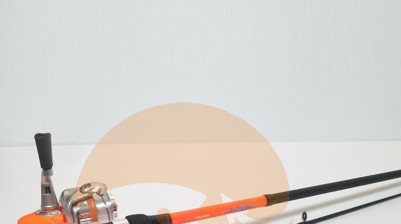 Combo Okuma Vibe Spin 1.80mt Laranja Pesca Barrento