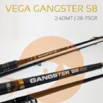 Cana Vega Gangster S8 Pesca Barrento