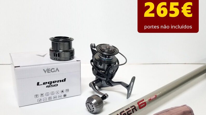 Okuma Avenger Legend 450 Pesca Barrento