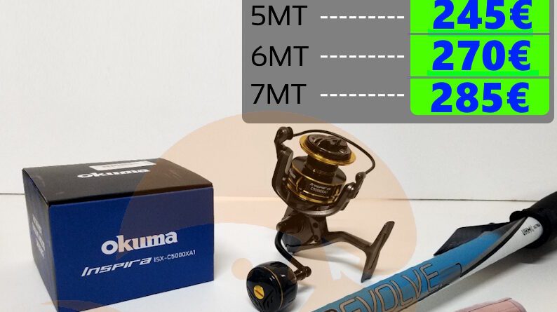 Sorento Evolve Okuma Inspira C5000 Pesca Barrento