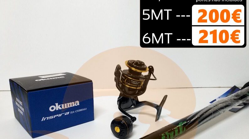 Yuki Spirit Okuma Inspira 5000 Pesca Barrento