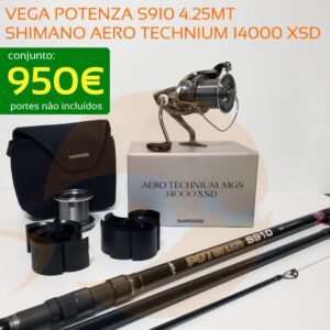 Conjunto S910 Aero Technium Pesca Barrento
