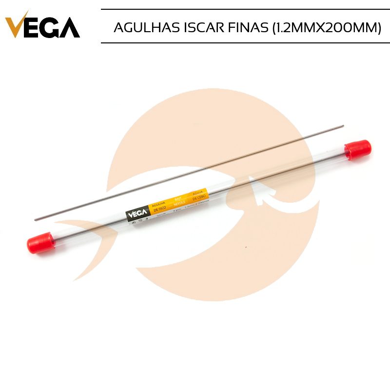 1.5mm x 200cm agulhas iscar Vega