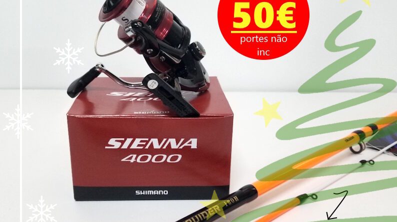 Okuma Squid Sienna 4000 Pesca Barrento N2025