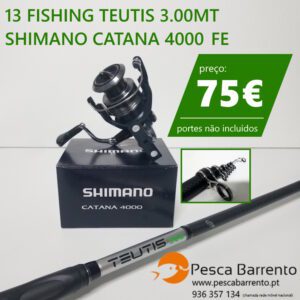 Teutis Catana 4000 Fe Pesca Barrento