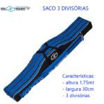 Saco Sunset Tres Divisorias Pesca Barrento