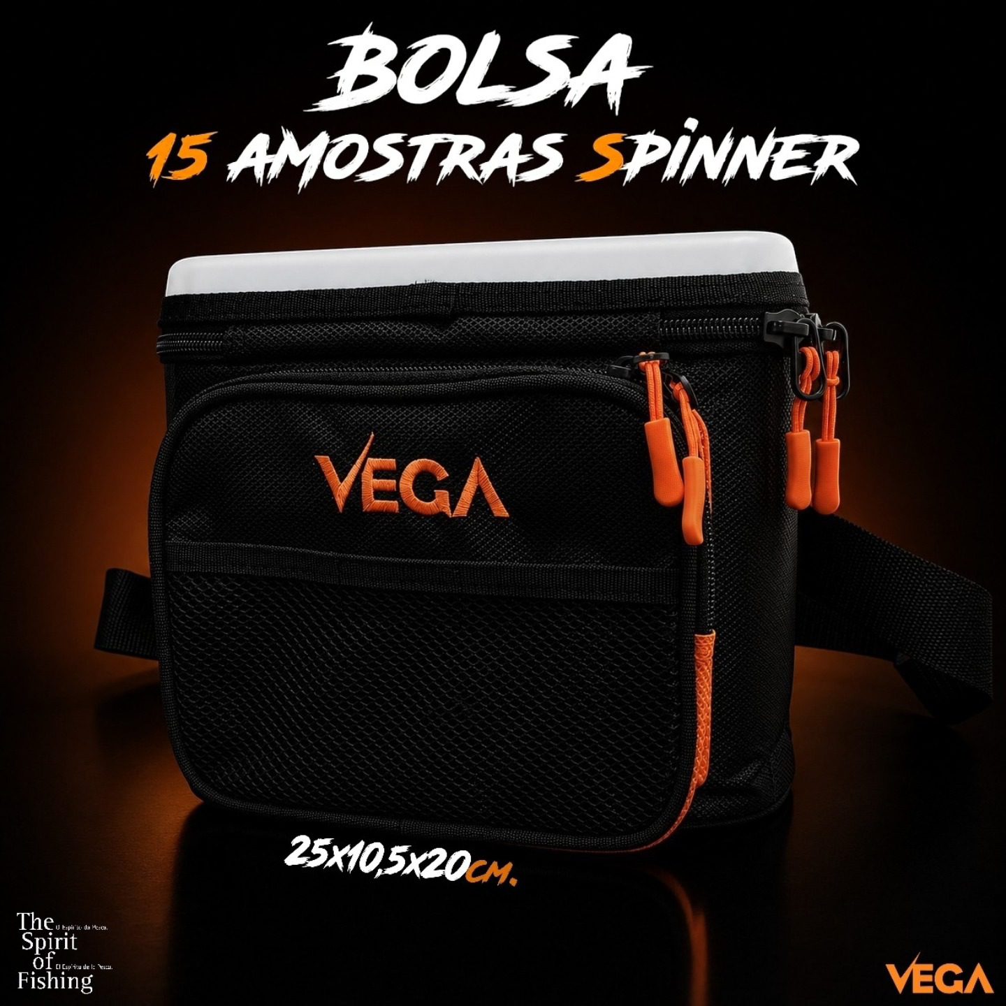 Bolsa Vega Spinner 15 amostras