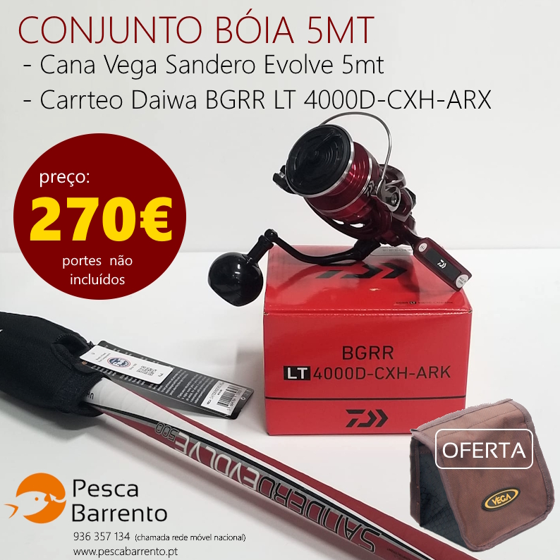 Conjunto Bóia Sandero Evolve 5mt Daiwa Bgrr Pesca Barrento Conjunto Bóia Sandero Evolve 5mt Daiwa Bgrr Pesca Barrento