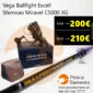 Vega Excell Shimano Miravel Pesca Barrento