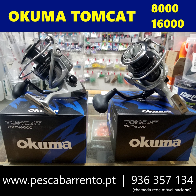 Carreto Okuma Tomcat Pesca Barrento Carreto Okuma Tomcat Pesca Barrento