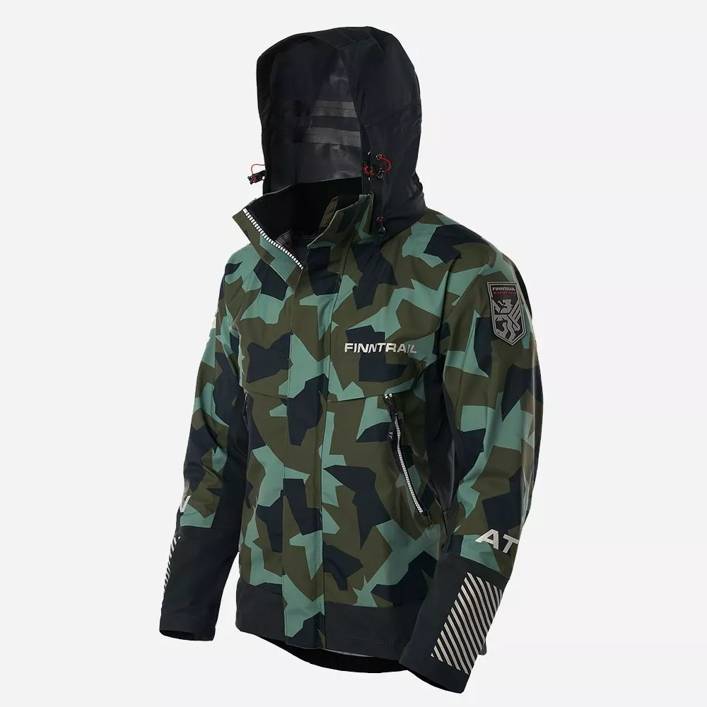 Tam L Casaco Finntrail Speedmaster Camo Army